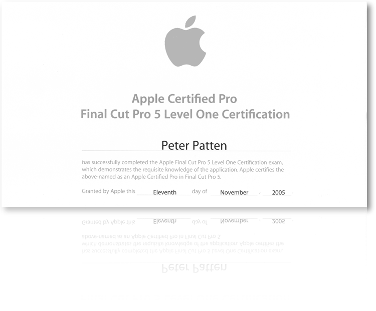 Apple Zertifikat FCP 5