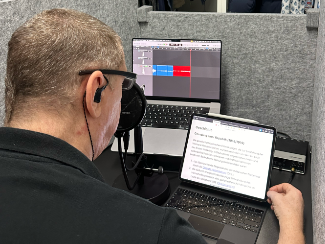 Foto Peter Patten im Heimstudio